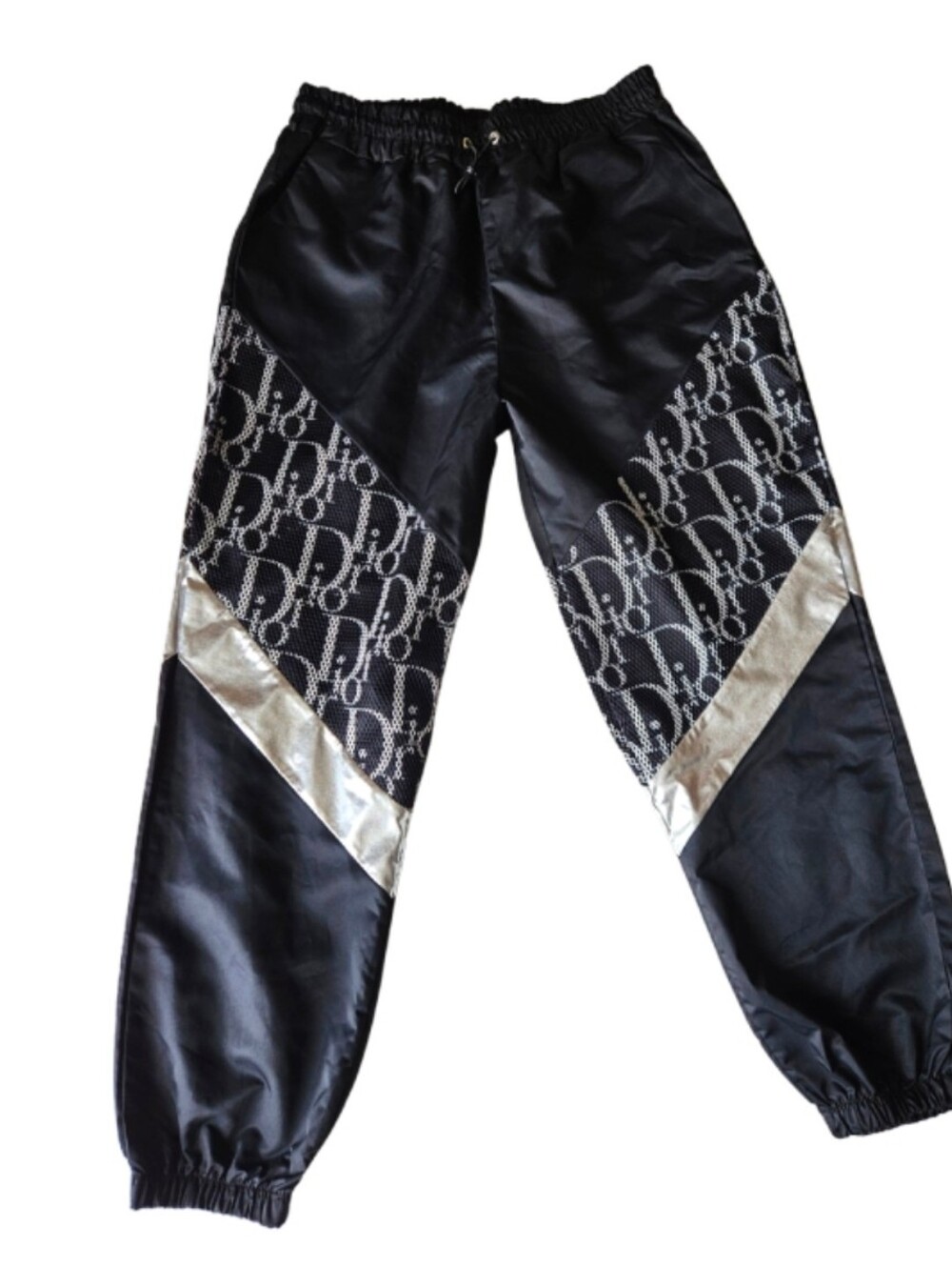 Black & Silver Logo Track Jumpsuit - Picture 8 of 11
